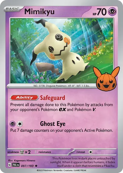 Image de la carte Pokemon Mimikyu 097/30
