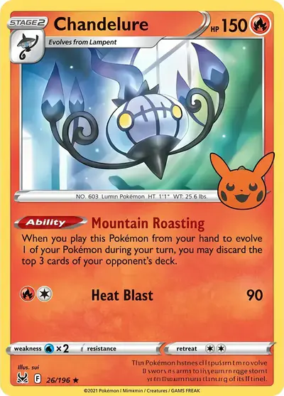 Image de la carte Pokemon Chandelure 26/30