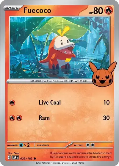 Image de la carte Pokemon Fuecoco 023/30