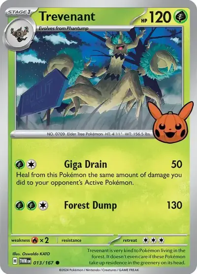 Image de la carte Pokemon Trevenant 013/30