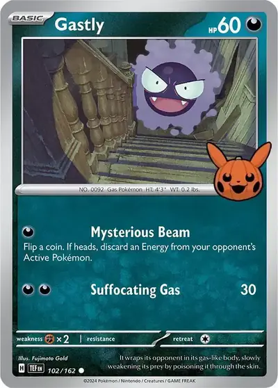 Image de la carte Pokemon Gastly 102/30