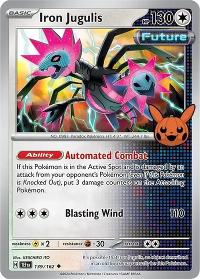 Image de la carte Pokemon Iron Jugulis 139/30