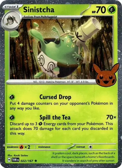 Image de la carte Pokemon Sinistcha 022/30