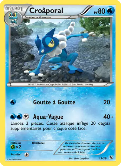 Image de la carte Pokemon Croâporal 13/39