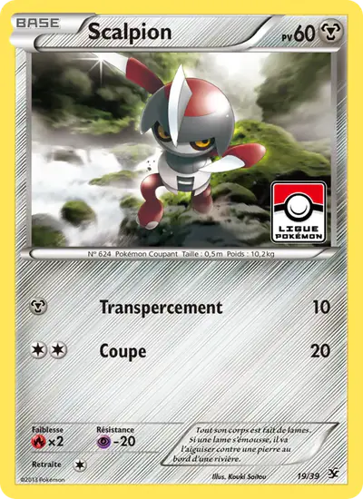 Image de la carte Pokemon Scalpion 19/39