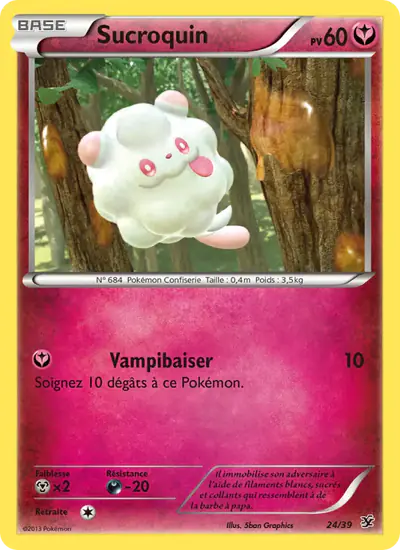 Image de la carte Pokemon Sucroquin 24/39