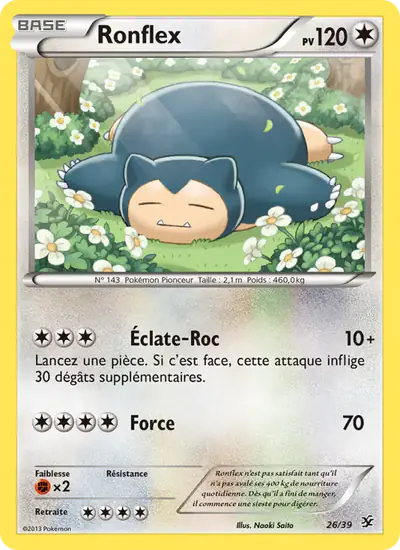 Image de la carte Pokemon Ronflex 26/39