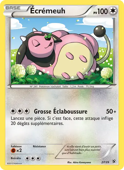 Image de la carte Pokemon Écrémeuh 27/39