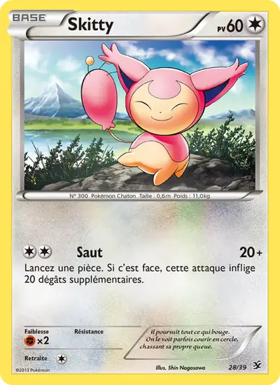 Image de la carte Pokemon Skitty 28/39