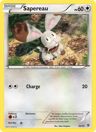 Image de la carte Pokemon Sapereau 30/39