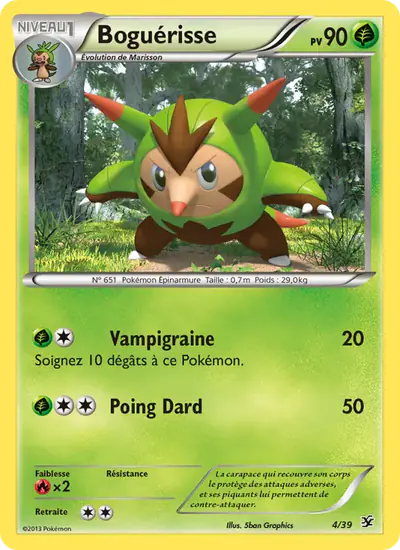 Image de la carte Pokemon Boguérisse 4/39