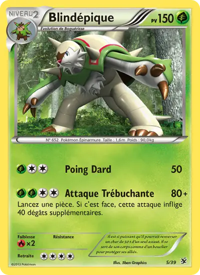 Image de la carte Pokemon Blindépique 5/39