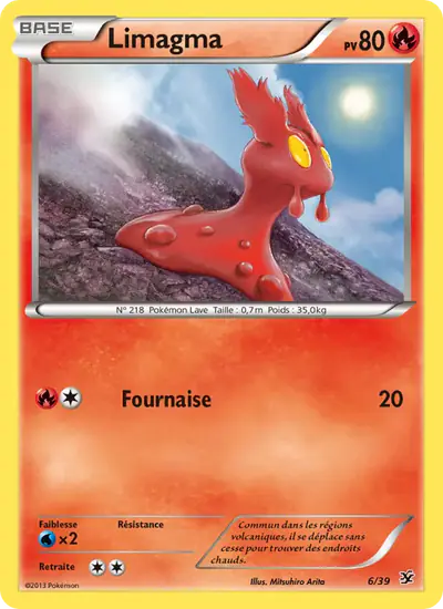 Image de la carte Pokemon Limagma 6/39