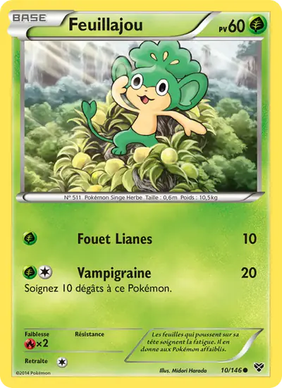 Image de la carte Pokemon Feuillajou 10/146