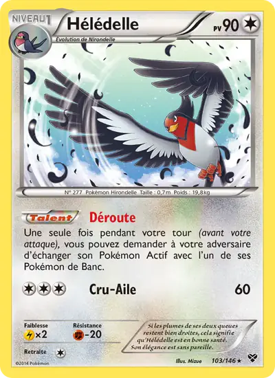 Image de la carte Pokemon Hélédelle 103/146