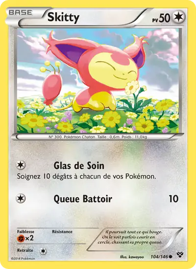 Image de la carte Pokemon Skitty 104/146