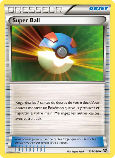 Image de la carte Pokemon Super Ball 118/146