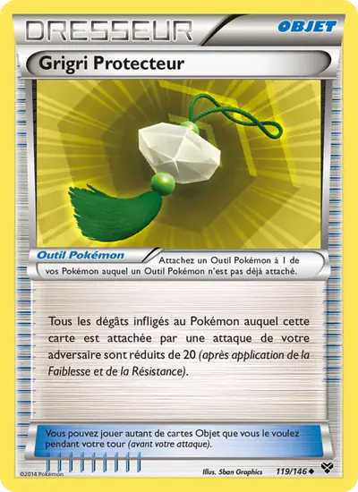Image de la carte Pokemon Grigri Protecteur 119/146