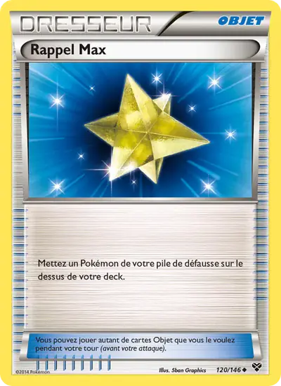 Image de la carte Pokemon Rappel Max 120/146
