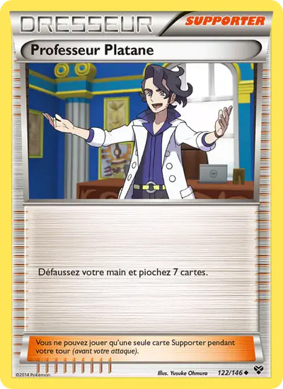 Image de la carte Pokemon Professeur Platane 122/146