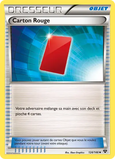 Image de la carte Pokemon Carton Rouge 124/146