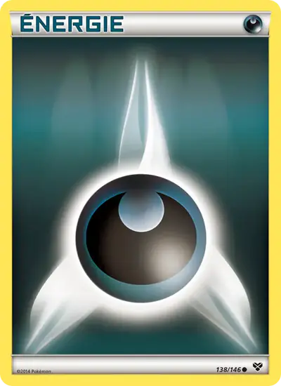 Image de la carte Pokemon Énergie Obscurité 138/146