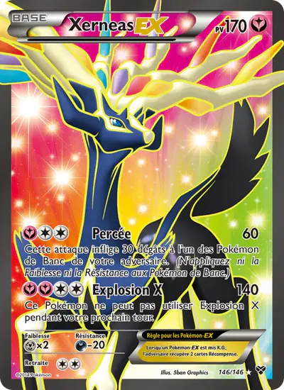 Image de la carte Pokemon Xerneas EX 146/146