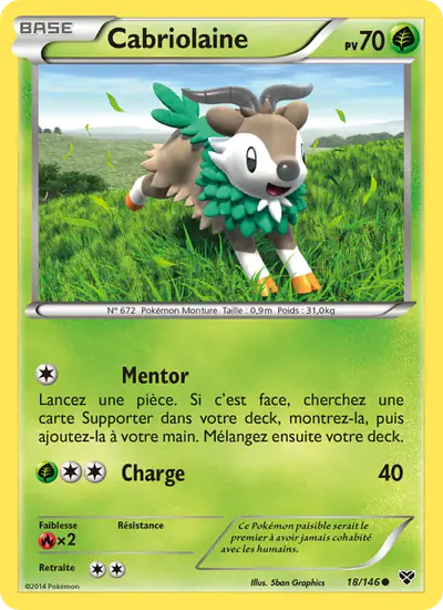 Image de la carte Pokemon Cabriolaine 18/146