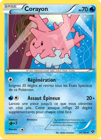 Image de la carte Pokemon Corayon 36/146