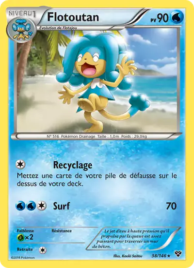 Image de la carte Pokemon Flotoutan 38/146