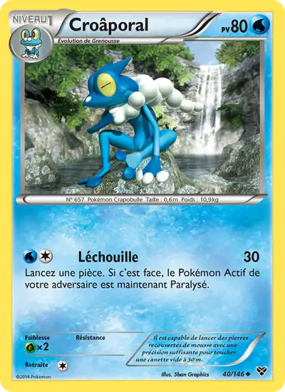 Image de la carte Pokemon Croâporal 40/146