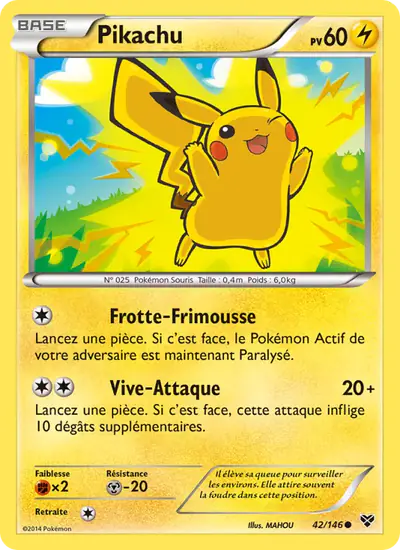 Image de la carte Pokemon Pikachu 42/146