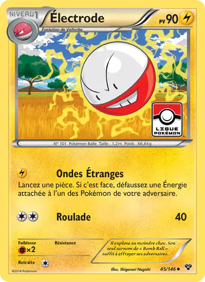 Image de la carte Pokemon Électrode 45/146