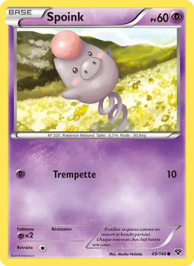 Image de la carte Pokemon Spoink 49/146