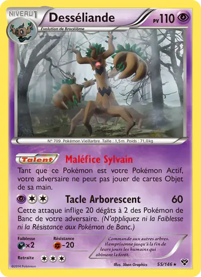 Image de la carte Pokemon Desséliande 55/146