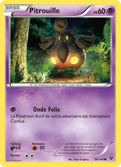 Image de la carte Pokemon Pitrouille 56/146