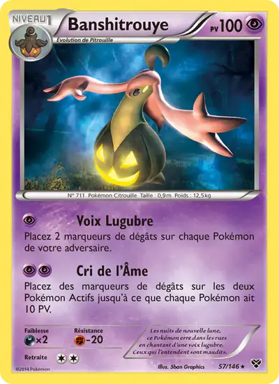 Image de la carte Pokemon Banshitrouye 57/146