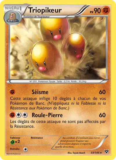 Image de la carte Pokemon Triopikeur 59/146