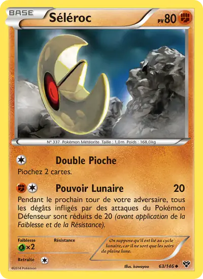 Image de la carte Pokemon Séléroc 63/146
