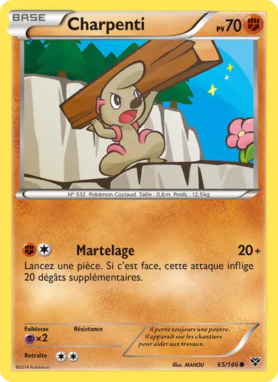 Image de la carte Pokemon Charpenti 65/146