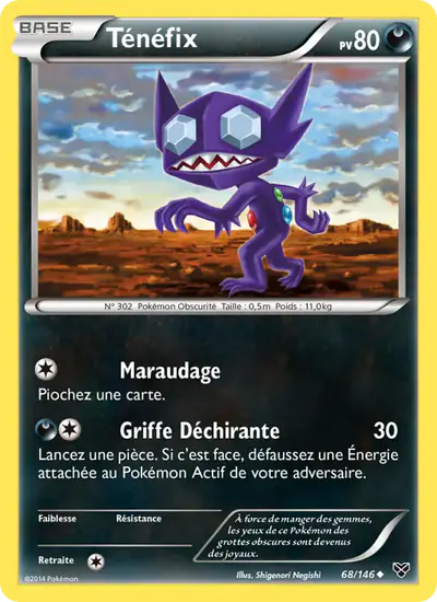 Image de la carte Pokemon Ténéfix 68/146