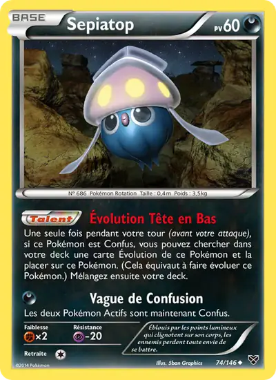 Image de la carte Pokemon Sepiatop 74/146