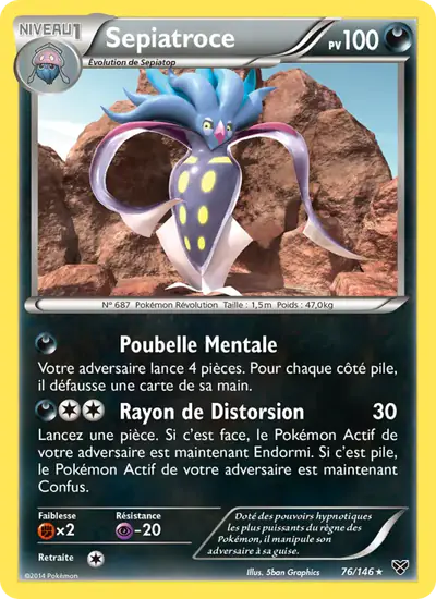 Image de la carte Pokemon Sepiatroce 76/146