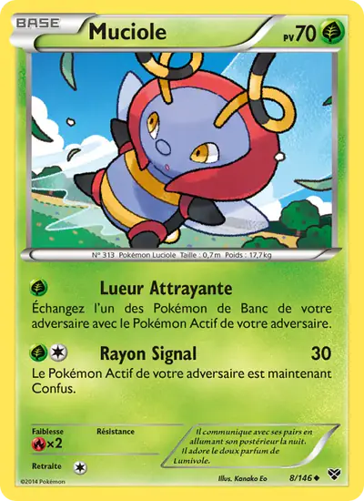 Image de la carte Pokemon Muciole 8/146