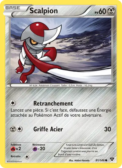 Image de la carte Pokemon Scalpion 81/146
