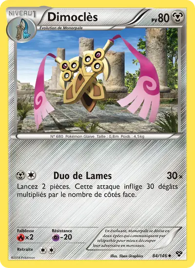 Image de la carte Pokemon Dimoclès 84/146