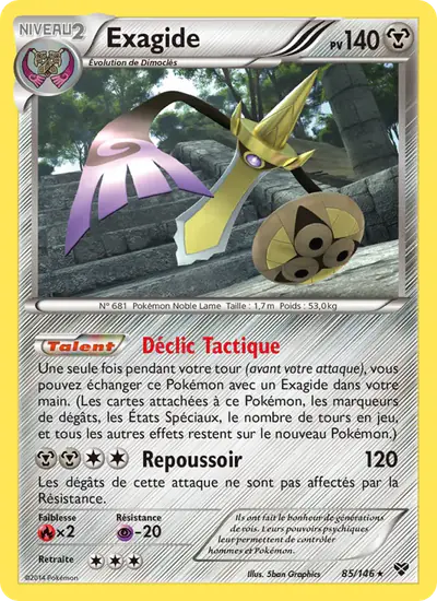 Image de la carte Pokemon Exagide 85/146