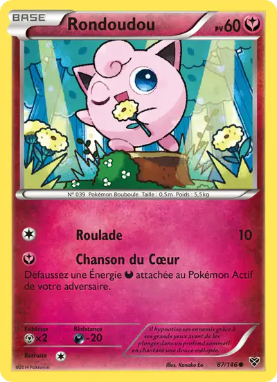 Image de la carte Pokemon Rondoudou 87/146
