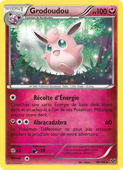 Image de la carte Pokemon Grodoudou 89/146