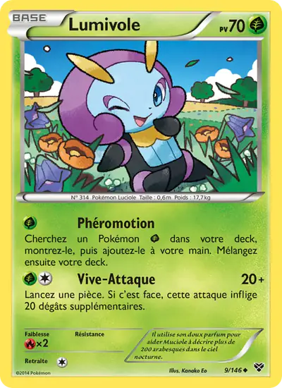 Image de la carte Pokemon Lumivole 9/146